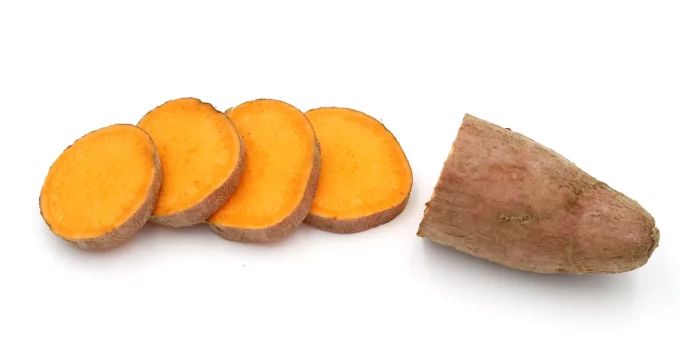 sweet potato slices