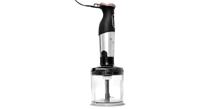 immersion blender to puree food